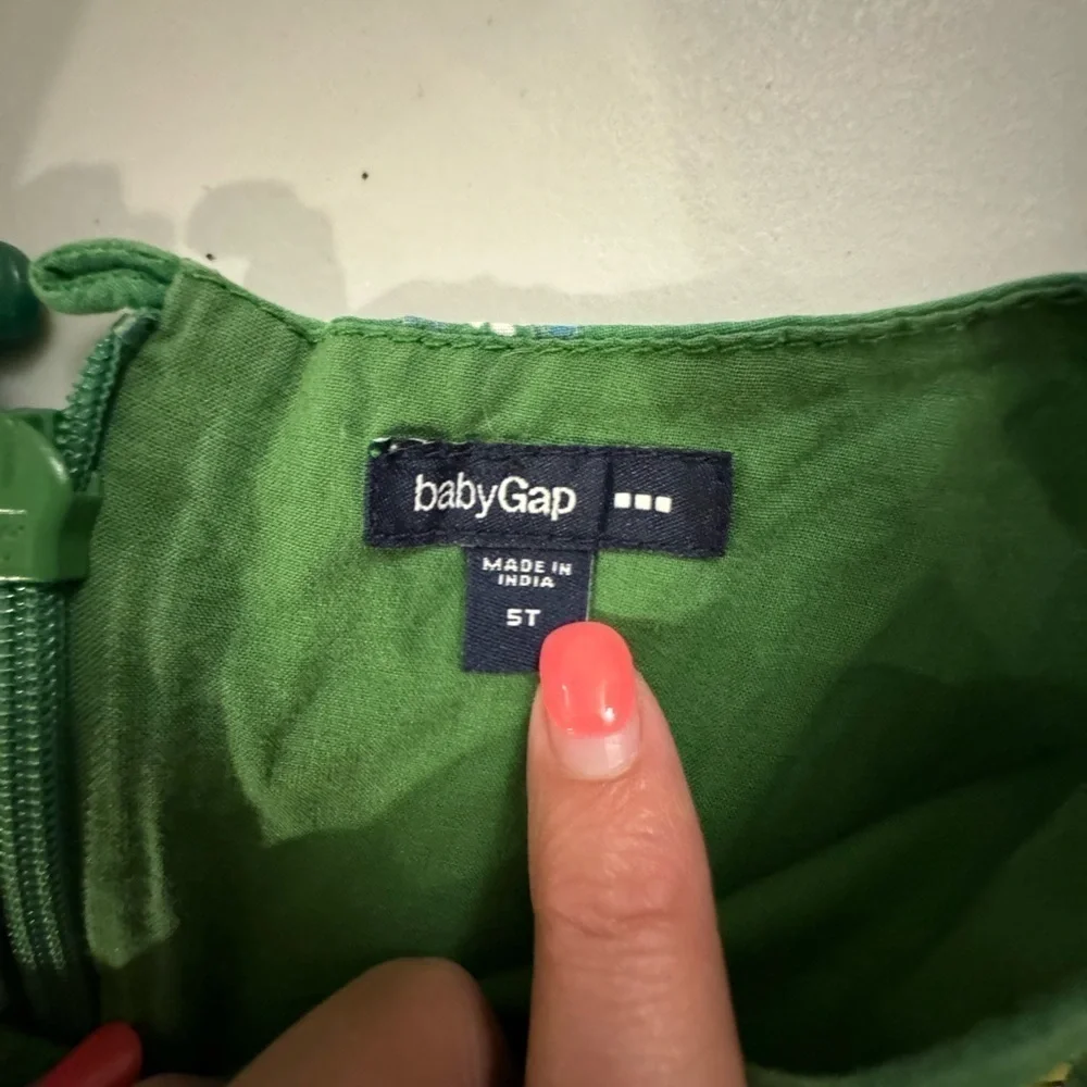 Baby Gap Girl’s Green Dress, Size 5T